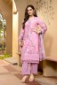 Floral Embroidered  Unstitched Three Piece Set